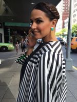 Neha Dhupia in Bodice and Raw Mango on 15th May 2016